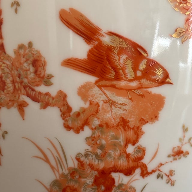 Mid-20th Century Chinoiserie Porcelain Ginger Jar W/ Bird Motif For Sale - Image 10 of 18