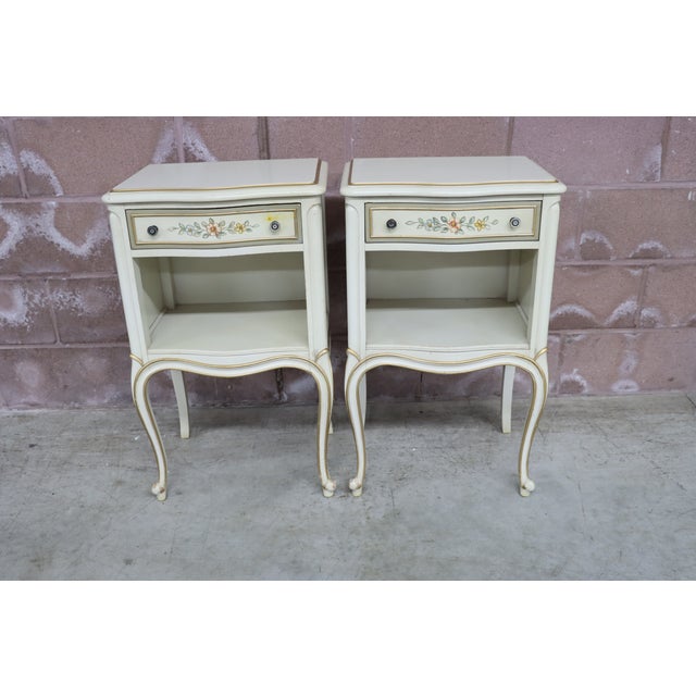 Drexel French Style Nightstand/Pair Chairish