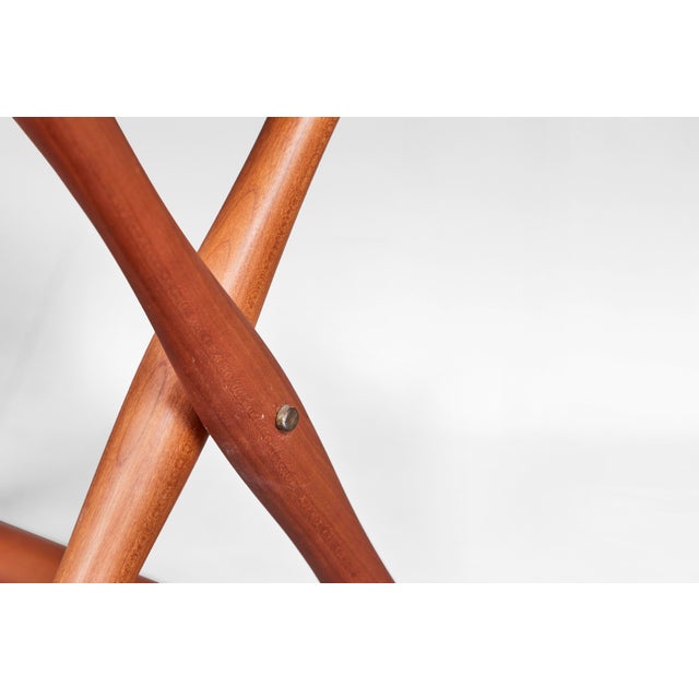 Egyptian Stool by Ole Wanscher for PJ Møbler, 1950s For Sale - Image 5 of 7