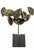 60s Artisan Made Mid Century Brutalist 8 Abstract Petals / 5 Candle Holder Danish Modern Candelabra For Sale - Image 4 of 11