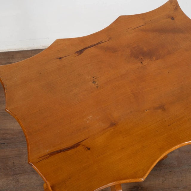 Wood Pair, Biedermeier Small Pedestal Side Tables, Sweden Circa 1890 For Sale - Image 7 of 10