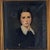 American Antique Mid-Late 19th Century Oil on Canvas Painting of Young Woman in High Neck Dress For Sale - Image 3 of 11