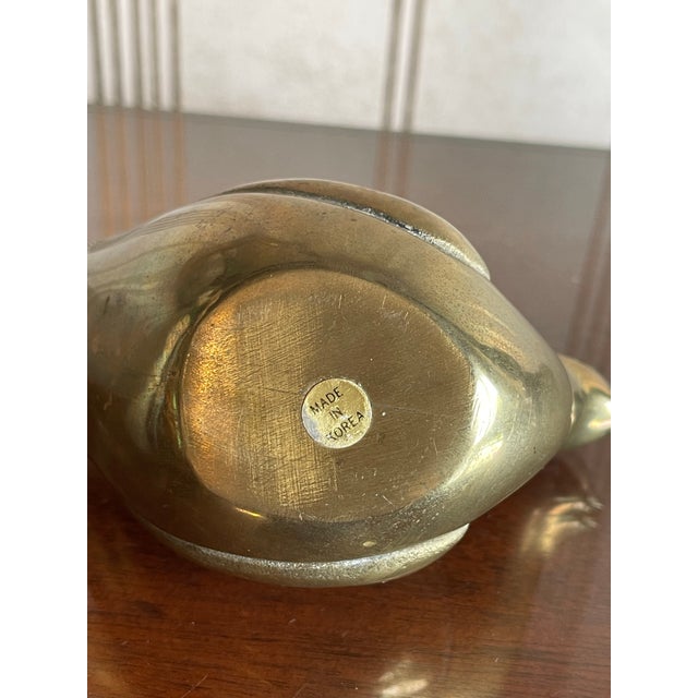 Mid-Century Modern Brass Doves For Sale - Image 12 of 12