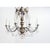 A spectacular and massive 18th century Genovese-style Italian chandelier decorated with transparent and jewel-tone...