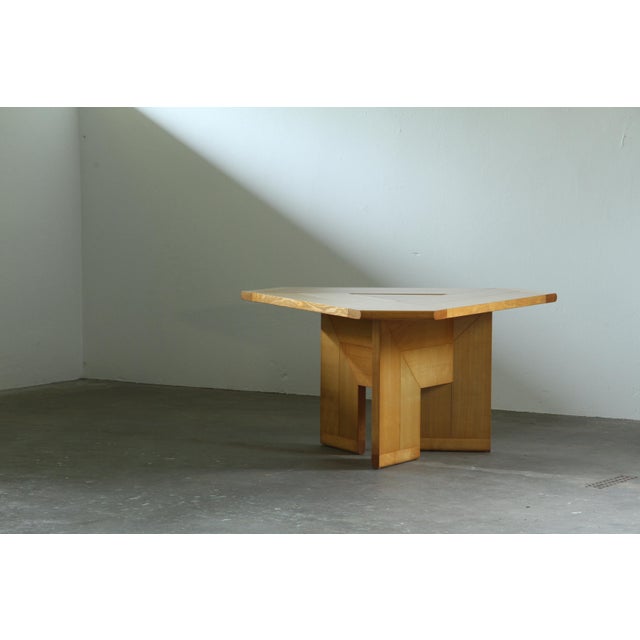 Contemporary Italian Geometric Triangular Design Table by Silvio Coppola for Montina, 1970s For Sale - Image 3 of 18