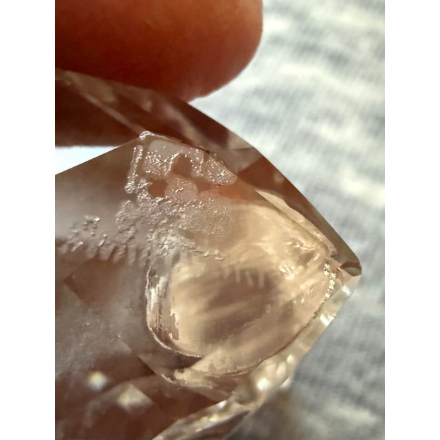 1980s Swarovski Crystal Closed Wing Swan Figurine with Small Faceted Bottom and hallmarked Swarovski This is a Swarovski...