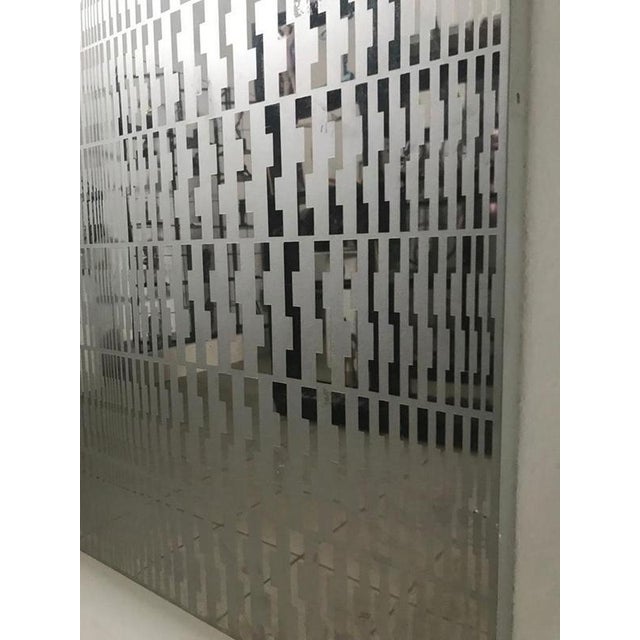 Estuardo Maldonado, Mid-Century Modern Abstract Wall Panel, 1970, Stainless Steel For Sale - Image 14 of 18