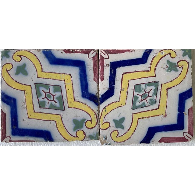 Earthenware Tiles, 1800s, Set of 34 For Sale - Image 4 of 8