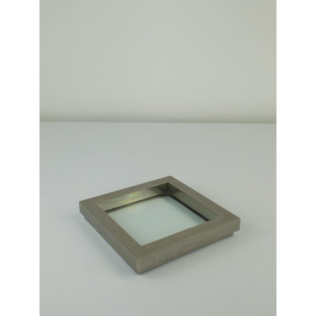 Metal Metal and Glass Ashtray, Italy, 1970 For Sale - Image 7 of 7