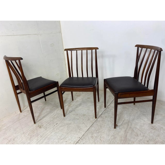 Scandinavian Dining Chairs, 1960s, Set of 3 For Sale - Image 9 of 15