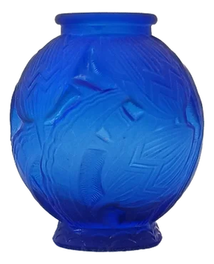 Art Deco Glass Les Nenuphars Vase by Pierre Davesn