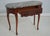 Victorian Vintage Victorian Style Mahogany Marble Top 1 Drawer Console Table For Sale - Image 3 of 17