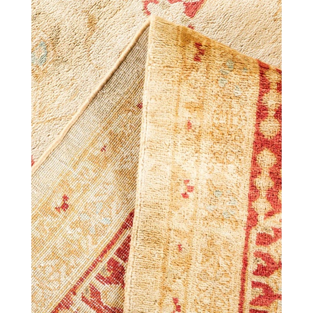 Vintage Traditional Hand Knotted Wool Area Rug, Gold - 8'0" X 10'1" For Sale In New York - Image 6 of 9