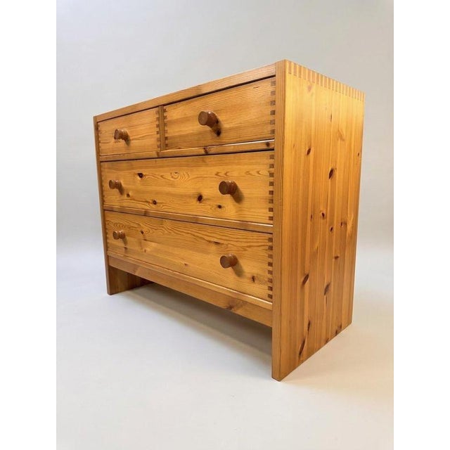 Swedish Pine Chest of Drawers For Sale - Image 6 of 6