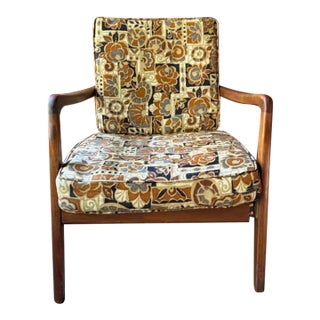 Mid 20th Century Mid Century Teak Easy Lounge Chair in the Style of Ole Wanscher For Sale