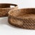 Coastal Burma Rattan Round Ottoman Trays Small, Set Of 2 For Sale - Image 3 of 4