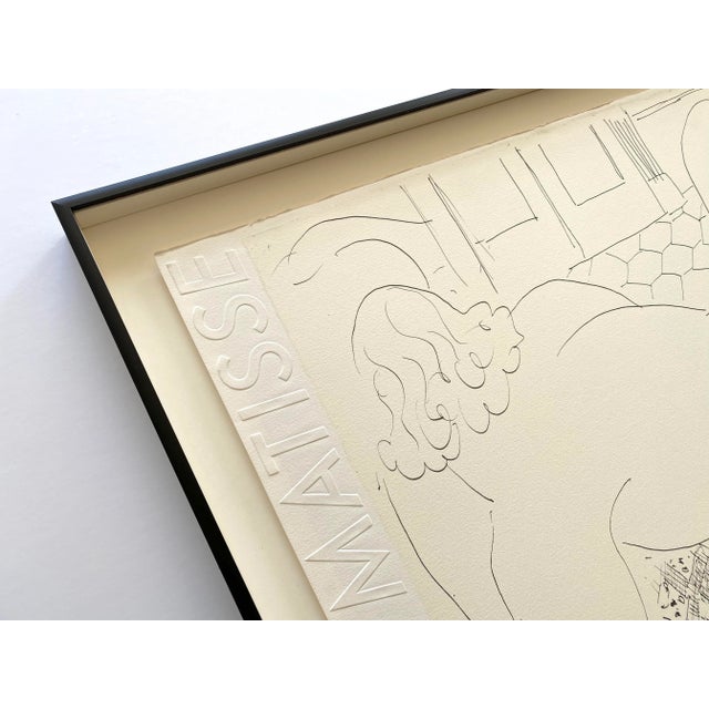 Henri Matisse、NU ALLONGE、画集画、新品額装付 Henri Matisse Vintage 1989 Modernist Framed French Fine Art