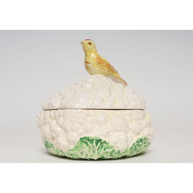 1970s Vintage Ceramic "Caulibird" Lidded Dish / Vide Poche by Gloria Vanderbilt for Sigma Taste Setter For Sale - Image 5 of 14