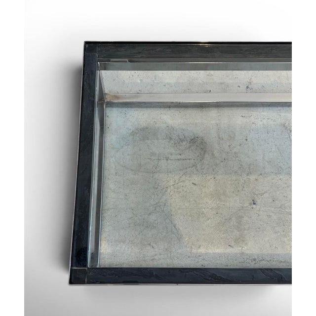 1970s Chrome and Glass Coffee Table from American Design Association, 1970 For Sale - Image 5 of 6