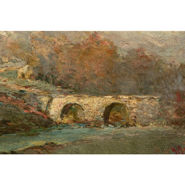 Maxime Emile Louis Maufra (French, 1861-1918) Oil on Canvas, Country Landscape with Stone Bridge. Signed Maufra in red...
