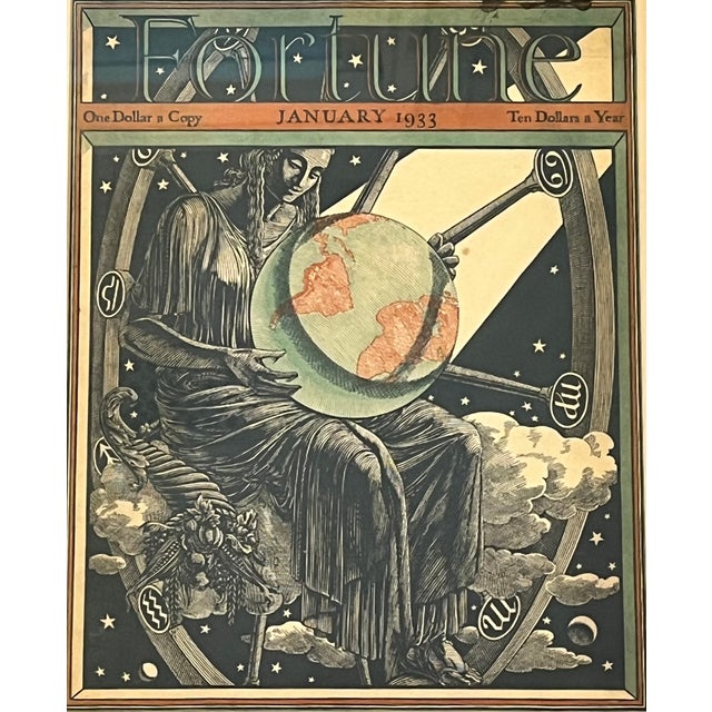 Art Deco Fortune Magazine Cover January 1933 - Framed For Sale In Saint Louis - Image 6 of 6