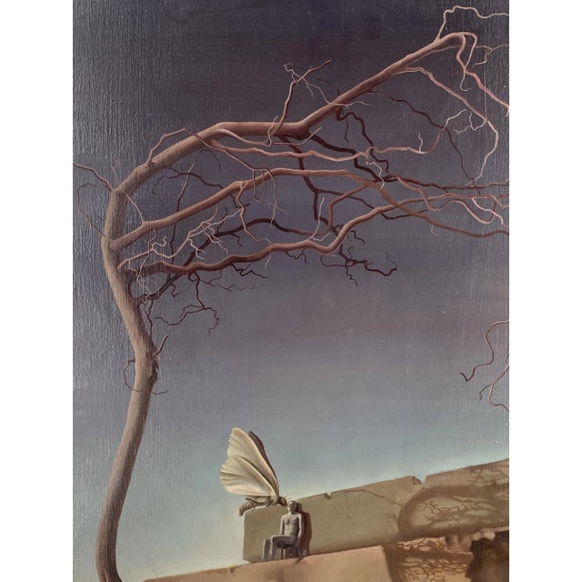 Andrzej Kolpanowicz, The Forgotten Writing of the Night, 1975, Oil on Canvas For Sale - Image 3 of 12