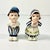 1930s Boho Chic Danish Kissing Dutch Kids Salt & Pepper Shakers - A Pair. For Sale - Image 6 of 10