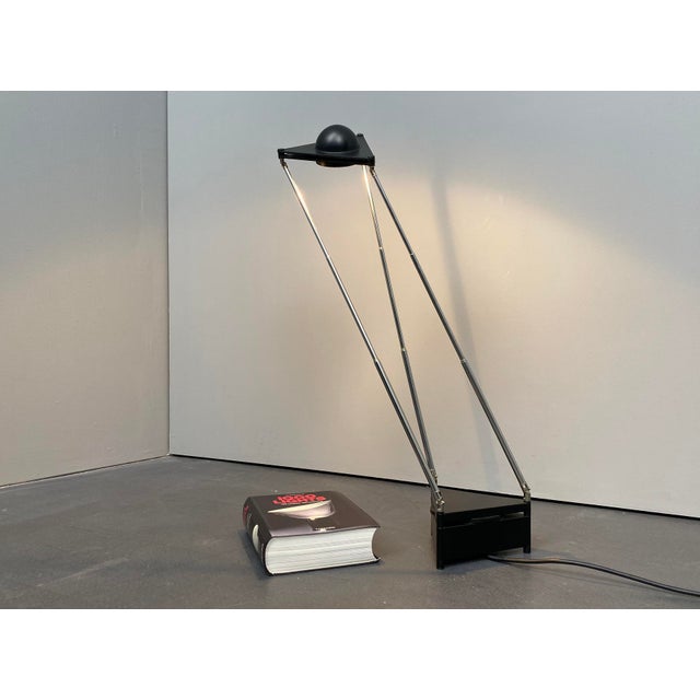 Kandido Extendable Table Lamp by Ferdinand Alexander Porsche for Luci, Italy, 1980s For Sale - Image 5 of 12