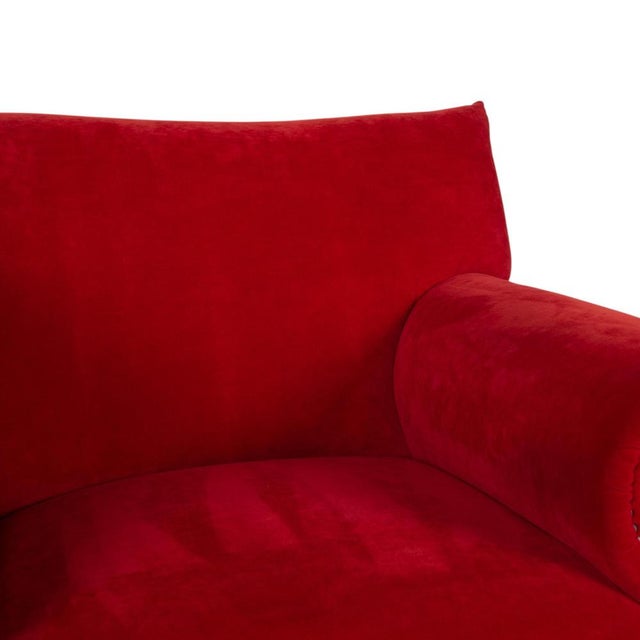 Gaudi Fabric Chair in Red from Bretz For Sale - Image 4 of 14