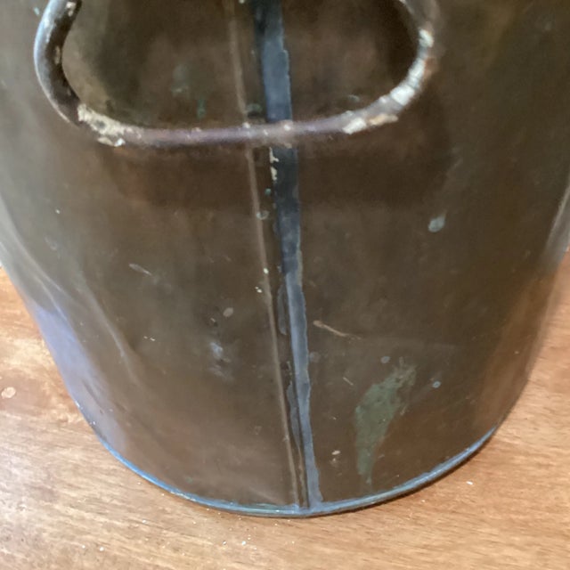 Early 19th Century Antique Neoclassical Dutch Copper Log Holder, Early 19th Century For Sale - Image 5 of 12