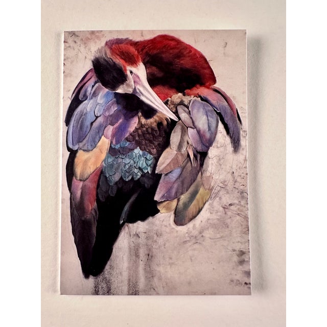 Set of Six Note Cards Printed From My Drawings of Birds For Sale - Image 9 of 10