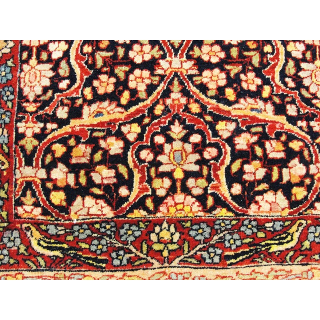 Traditional Antique Persian Tehran Carpet For Sale - Image 3 of 9