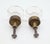 Pair of Vintage 1.25 In. Concave Octagon Clear Glass Cabinet Knobs For Sale - Image 4 of 4
