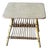 Vintage Bamboo and Rattan Side Table with Magazine Rack, 1970s For Sale