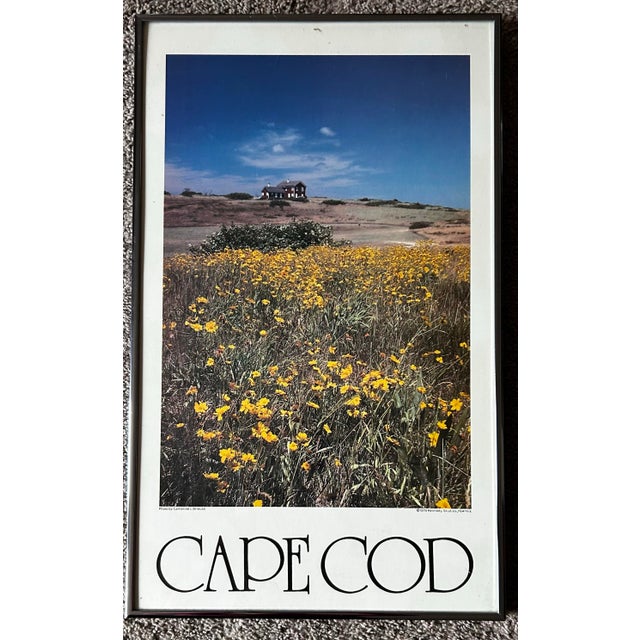 American Vintage 1979 Kennedy Studios Poster of Cape Cod ~ Framed For Sale - Image 3 of 8