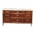 Signed Maison Jansen Mahogany Louis XVI Directoire Marble Top Commode Dresser For Sale