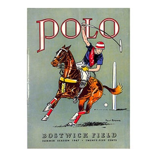 Polo Bostwick Field Summer Season 1947 Program For Sale