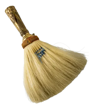 Victorian Gold Filled Crumb Dusting Brush