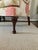 Shabby Chic Pair of Updated Queen Anne Wingback Chairs For Sale - Image 3 of 7
