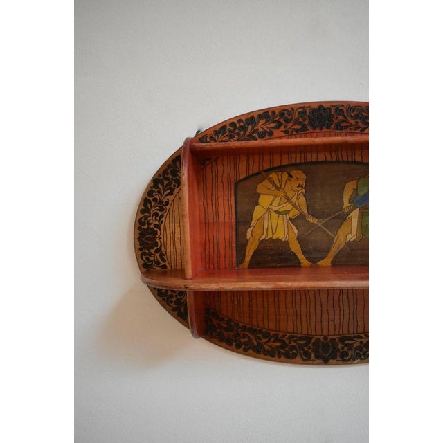 Art Nouveau Mural Bookcase, 1900s For Sale - Image 4 of 6