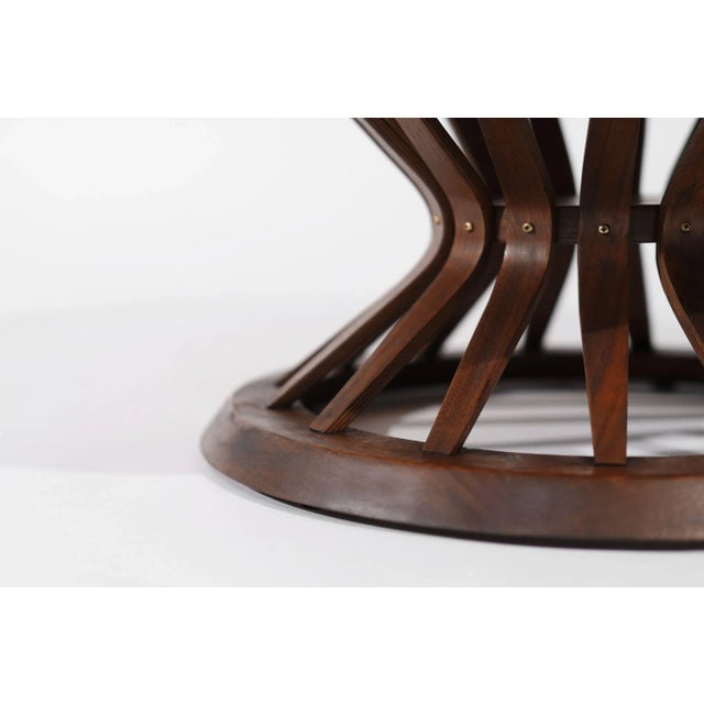 Off-white Sheaf of Wheat Travertine Top Coffee Table by Edward Wormley, C. 1950s For Sale - Image 8 of 11