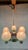 Beautiful napako chandelier in the bauhaus style, modernism, completely authentic. It has a chromed holder, opal glass...