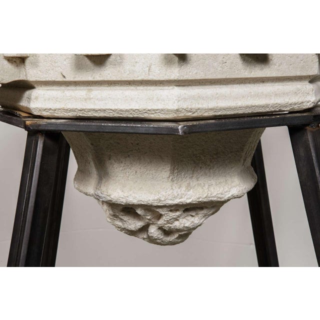 Stone Antique Carved Stone Sinks (Stoups or Benitiers) From France, Circa 1830 - a Pair For Sale - Image 7 of 11