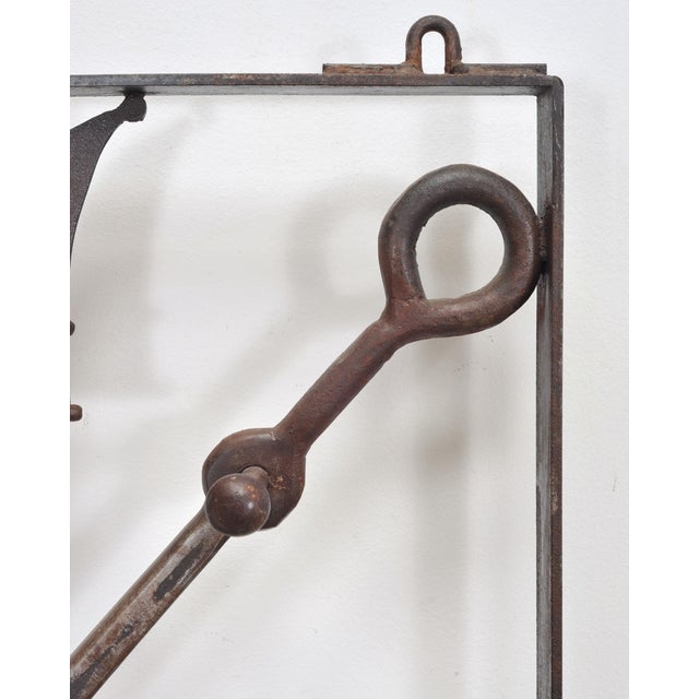 British Crown & Anchor Iron Hanging Tavern or Pub Sign For Sale - Image 11 of 18