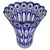 Large Bohemian Vibrant Cobalt Vase in Crystal Cut-to-Clear, 1930 For Sale - Image 3 of 9