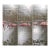 Hand-Painted Panoramic "Flamingo" Art Wallpaper / Wall Panels (3-Panel Set) For Sale