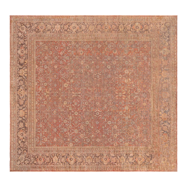 Exquisite Antique Persian Sultanabad Rug For Sale