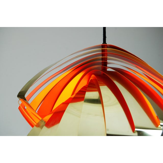 Lyfa Danish Konkylie Pendant by Louis Weisdorf for Lyfa, 1960s For Sale - Image 4 of 12