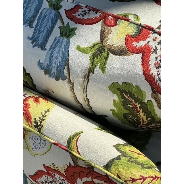 Vintage Custom Sofa in Schumacher Classic “Tree of Life” For Sale In West Palm - Image 6 of 12