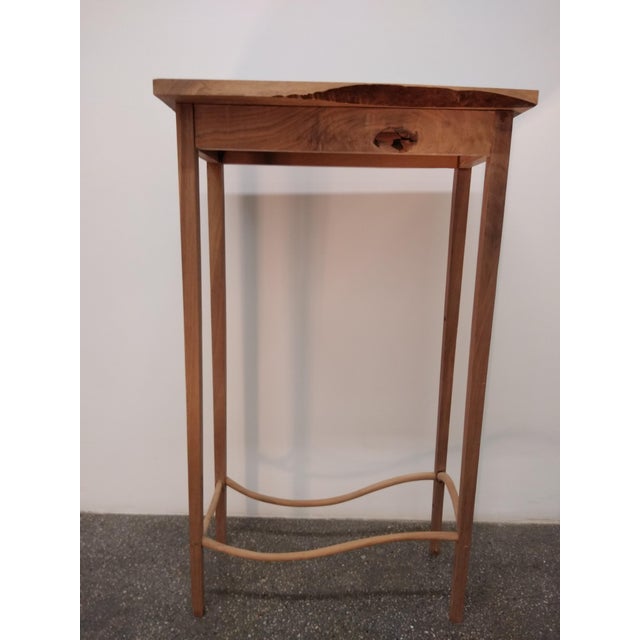 "the Cricker Table" made in 2016 Solid Walnut Original Design one of a kind unique piece designed after the pet Crickets,...